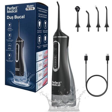 Dus Bucal PM-51B, Negru, 1 bucata, Perfect Medical 729545