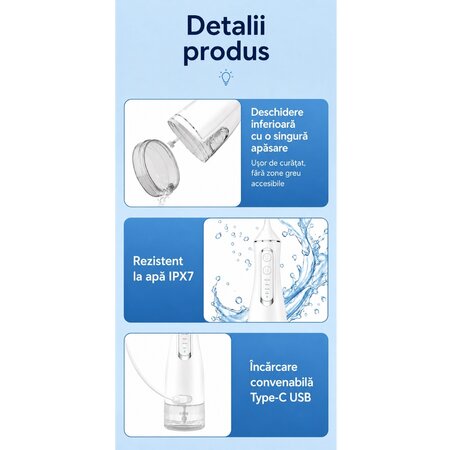 Dus Bucal PM-51W, Alb, 1 bucata, Perfect Medical 729555