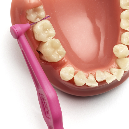 Periute interdentare Marimea 0 Roz Angle, 6 bucati, TePe 729621