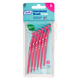 Periute interdentare Marimea 0 Roz Angle, 6 bucati, TePe 729619