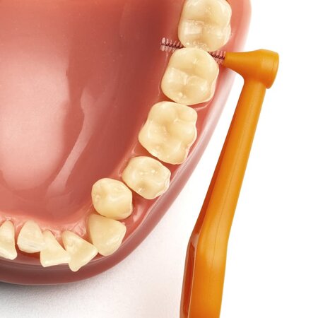 Periute interdentare Marimea 1 Portocaliu Angle, 6 bucati, TePe 729646