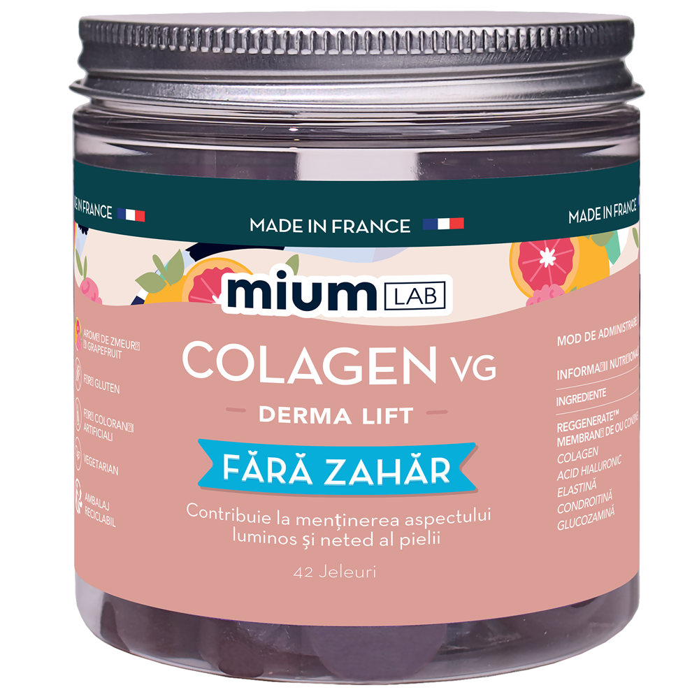 Colagen VG Derma Lift, 42 jeleuri, Mium Lab