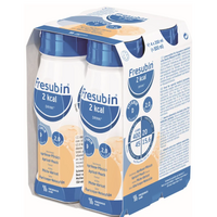 Bautura cu aroma de caise si piersici Fresubin 2kcal Fibre, 4 x 200 ml, Fresenius Kabi