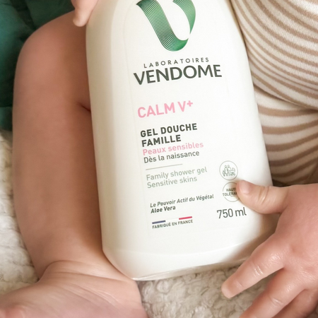 Gel de dus pentru intreaga familie Calm V+, 750 ml, Laboratoires Vendome 729871