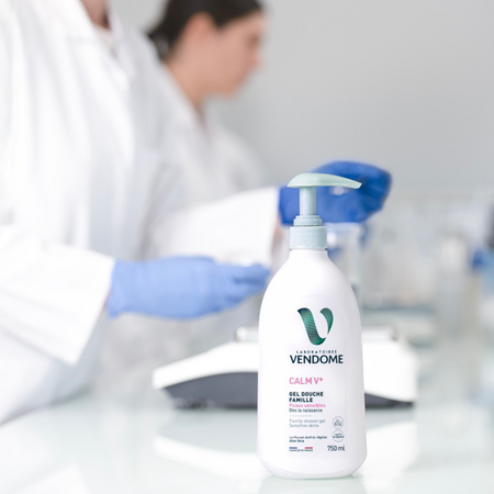 Gel de dus pentru intreaga familie Calm V+, 750 ml, Laboratoires Vendome 729870