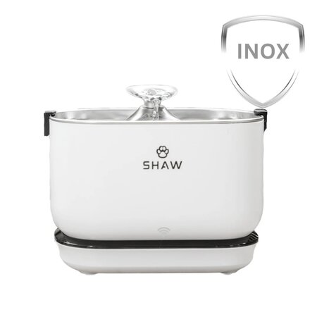 Fantana de apa smart cu baterie, senzor, aplicatie mobila, sterilizare UV si sistem de filtrare Pro V3, 2.5 L, Shaw 729959