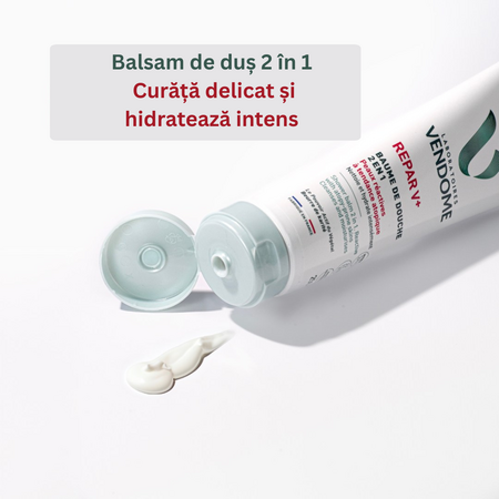 Balsam de dus 2in1 Repar V+, 250 ml, Laboratoires Vendome 729970
