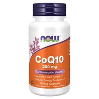 Coeznima Q10, 200mg, 60 capsule vegetale, Now Foods