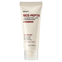 Masca de fata peel-off pentru stralucire cu peptide, Rice Pepta Collagen, 80 g, Nacific