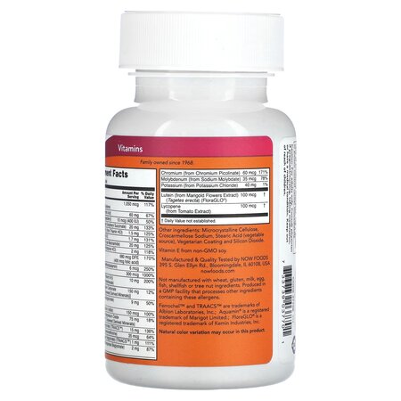 Mulivitamine si Minerale Daily Vits, 100 tablete, Now Foods 730020