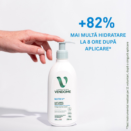 Lapte de corp hidratanta Nutri V+, 200 ml, Laboratoires Vendome 730028