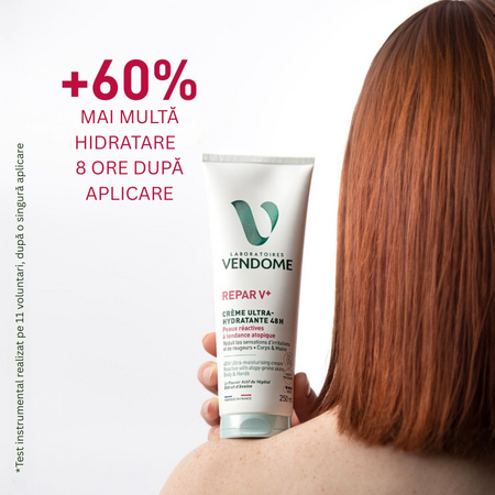 Crema ultra-hidratanta 48h Repar V+, 250 ml, Laboratoires Vendome 730044