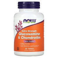 Glucosamina si Condroitina, 750/600mg, 60 tablete, Now Foods