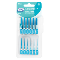 Scobitori din silicon Marimea M/L Albastru EasyPick, 36 bucati, TePe