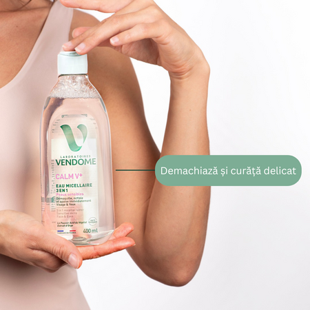 Apa micelara 3in1 Calm V+, 400 ml, Laboratoires Vendome 730155
