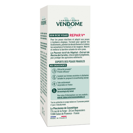 Crema nutritiva pentru fata Repar V+, 50 ml, Laboratoires Vendome 730183