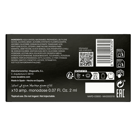 Fiole anti-pete pigmentare cu niacinamida si vitamina C Advanced 30% Niacinamide Complex, 10x2 ml, La Cabine 730239