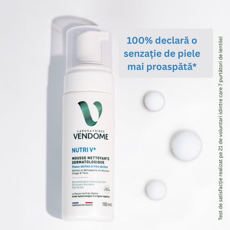 Spuma de curatare Nutri V+, 150 ml, Laboratoires Vendome 730242