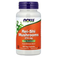 Rei-Shi Mushroom, 270mg, 100 capsule vegetale, Now Foods