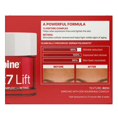 Crema de noapte cu efect de lifting BTx7 Lift, 50 ml, La Cabine 730428