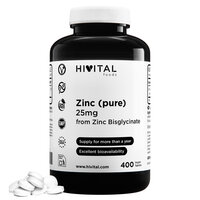 Zinc, 25mg, 400 comprimate vegane, Hivital