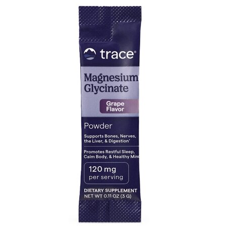 Magneziu glicinat pudra cu aroma de struguri, 30 plicuri, Trace Minerals 730663
