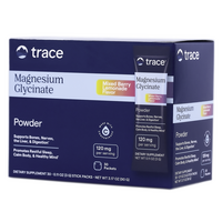 Magneziu glicinat pudra cu aroma de fructe de padure, 30 plicuri, Trace Minerals
