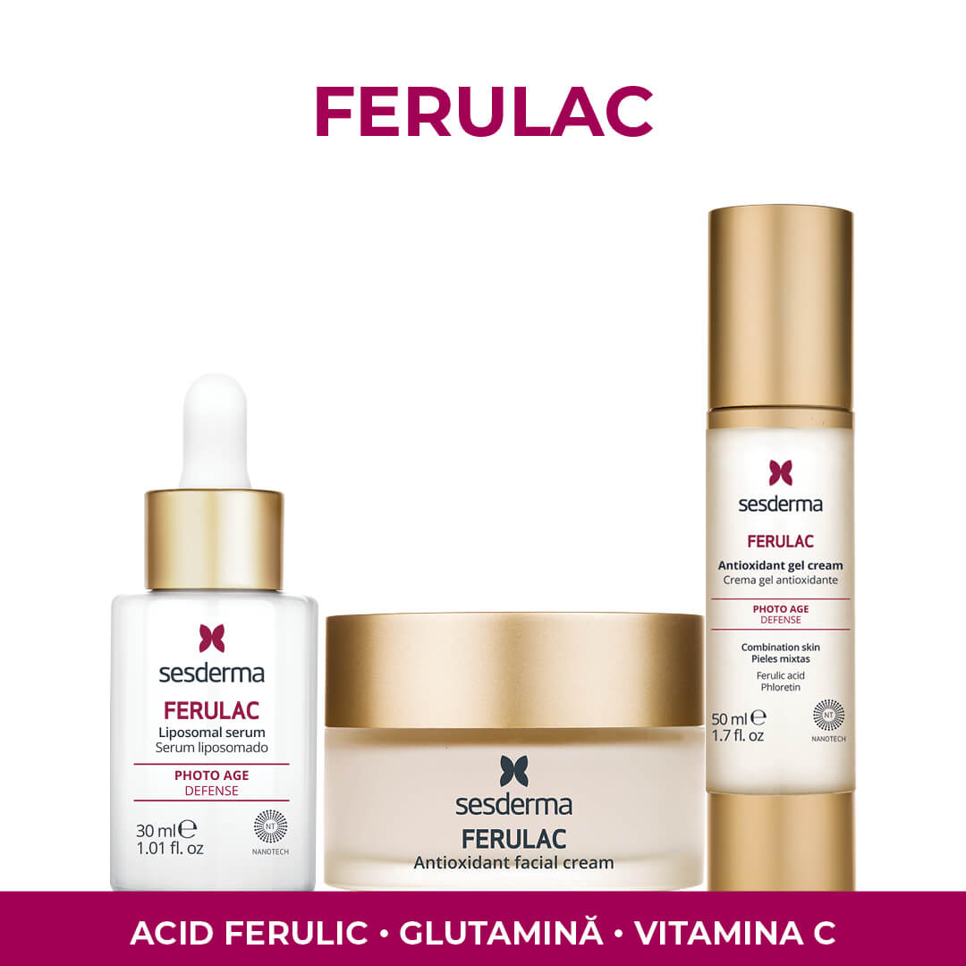 Sesderma Ferulac &mdash; Acid ferulic &middot; Glutamină &middot; Vitamina C