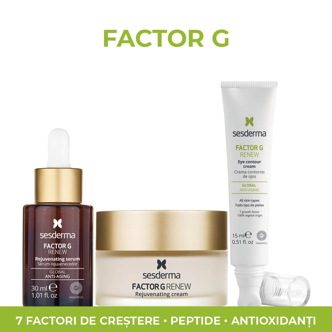 Sesderma Factor G &mdash; 7 factori de creștere &middot; Peptide &middot; Antioxidanți
