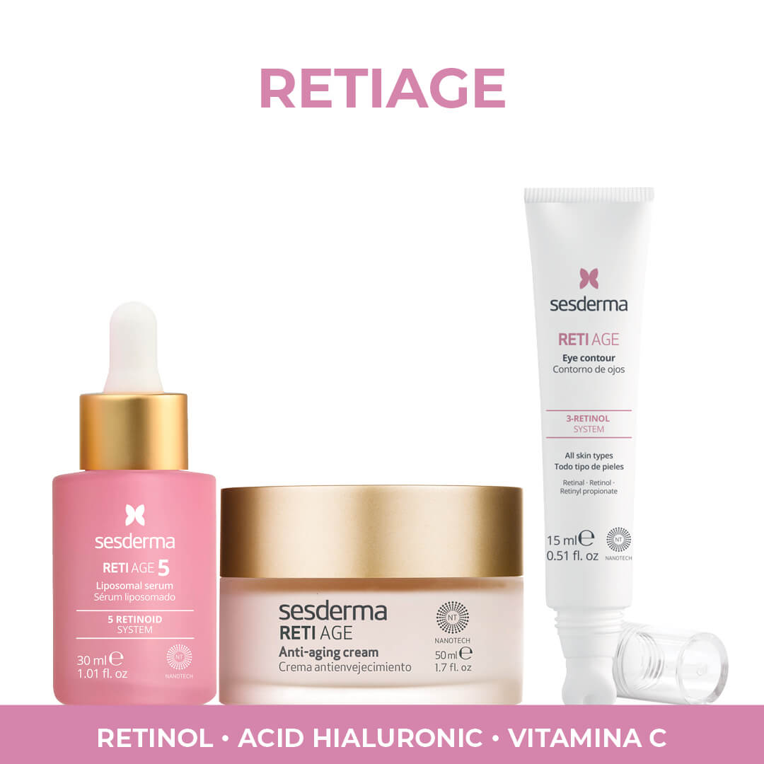 Sesderma Retiage &mdash; Retinol &middot; Acid hialuronic &middot; Vitamina C