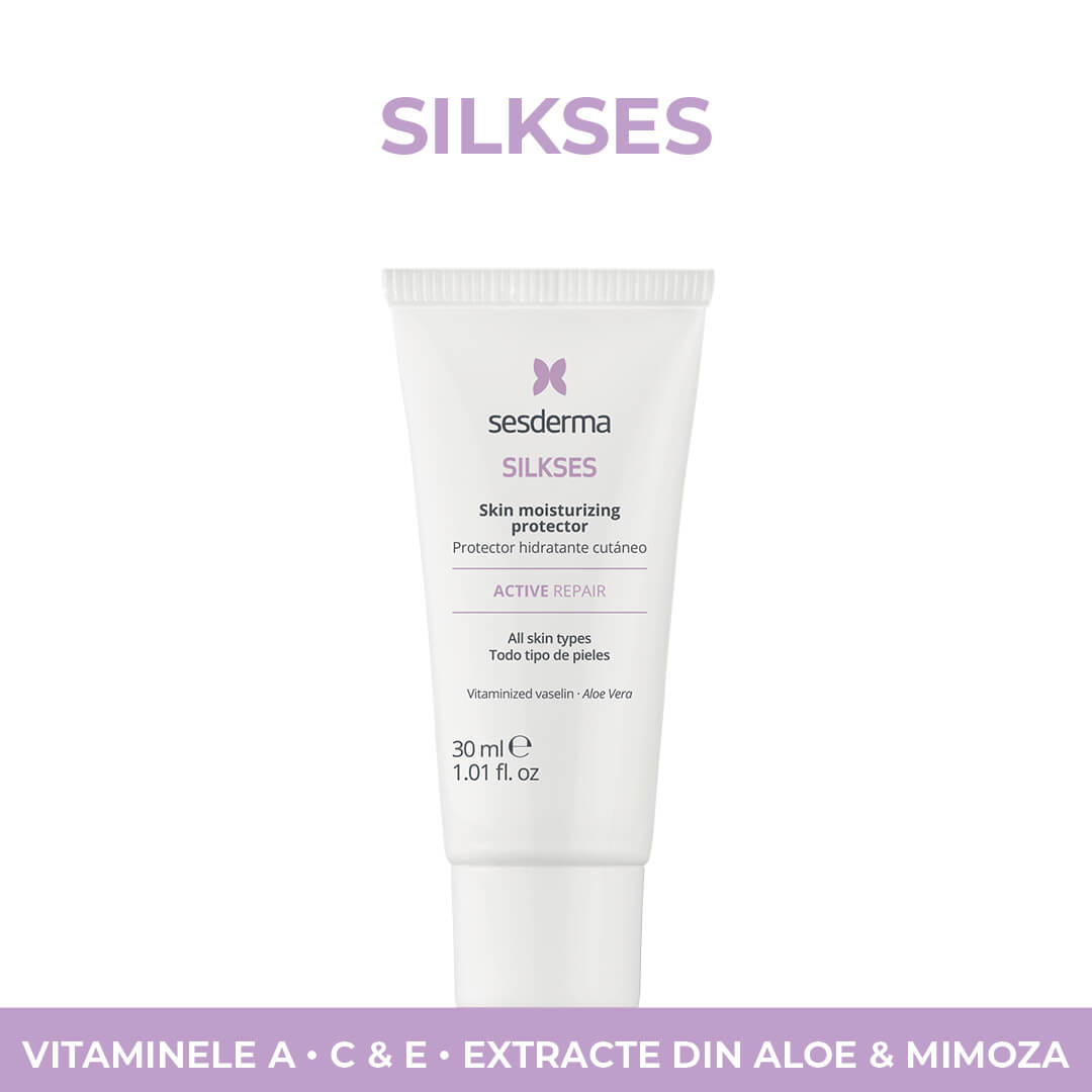 Sesderma Silkses &mdash; Vitaminele A &middot; C & E &middot; Extracte din aloe & mimoza