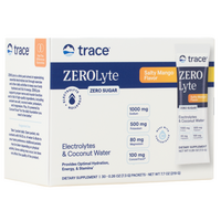 Electroliti cu aroma de mango sarat Zerolyte, 30 plicuri, Trace Minerals