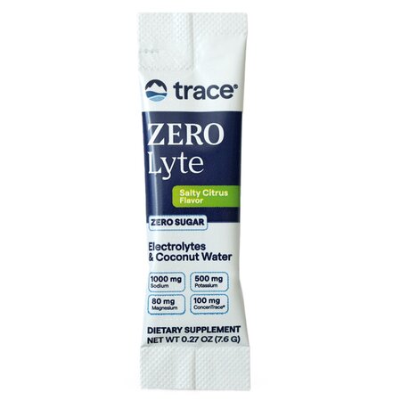 Electroliti cu aroma de citrice sarate Zerolyte, 30 plicuri, Trace Minerals 730805