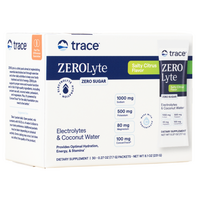 Electroliti cu aroma de citrice sarate Zerolyte, 30 plicuri, Trace Minerals