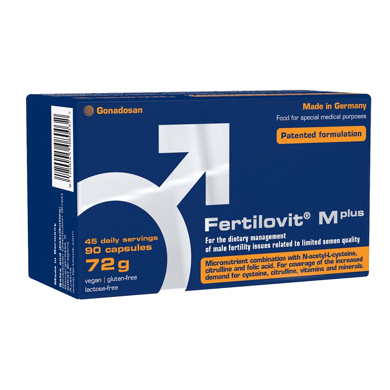 Fertilovit M plus, 90 capsule, Gonadosan