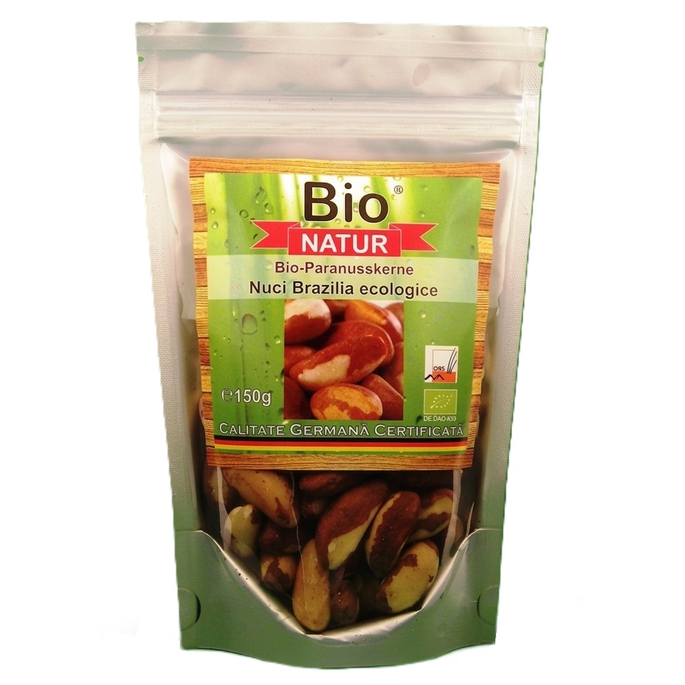 Nuci Brazilia ecologice, 150 g, Bio Natur