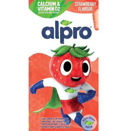 Bautura din soia cu capsuni pentru copii, 200 ml, Alpro 730931