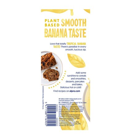 Bautura din soia cu banane, 1000 ml, Alpro 730971
