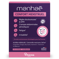Supliment alimentar Confort Menstruel, 45 capsule vegetale, Manhae