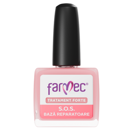 Baza reparatoare pentru unghii SOS Tratament Forte, 11 ml, Farmec 731319