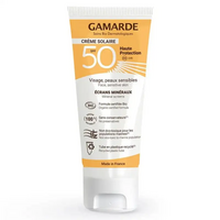 Crema pentru ten sensibil cu protectie solara SPF50 Bio Solaire, 40 ml, Gamarde