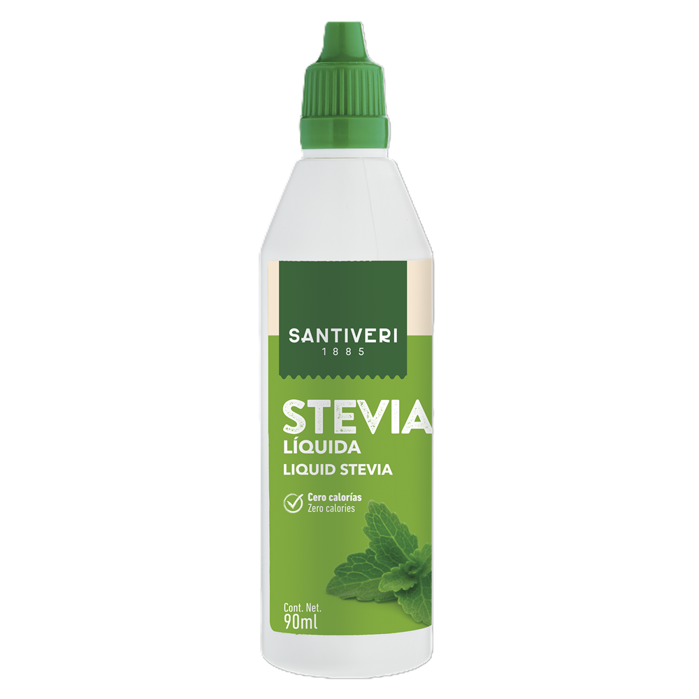 Indulcitor lichid Stevia, 90 ml, Santiveri