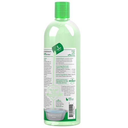 Apa de gura pentru caini Fresh Breath Aditiv, 473 ml, Tropiclean 731497
