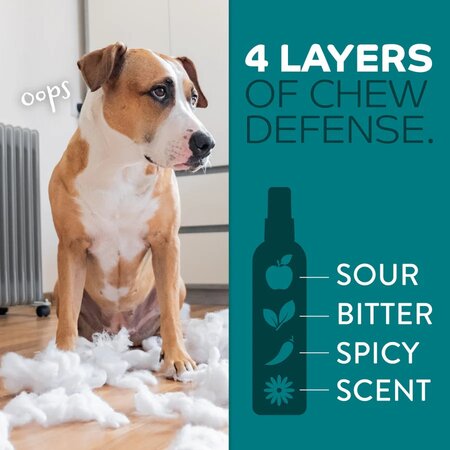 Spray ani-ros pentru caini Chew Stop MAX, 236 ml, Tropiclean 731549
