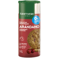 Biscuiti integrali cu merisoare, 190 g, Santiveri