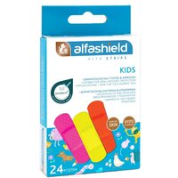 Plasturi pentru protectie rani minore Kids, 24 bucati, Alfashield
