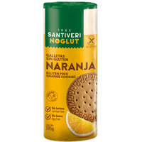 Biscuiti fara gluten cu portocala, 180 g, Santiveri
