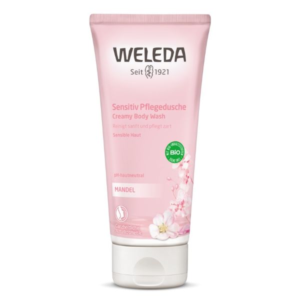 Lotiune de dus cu migdale pentru piele sensibila, 200 ml, Weleda