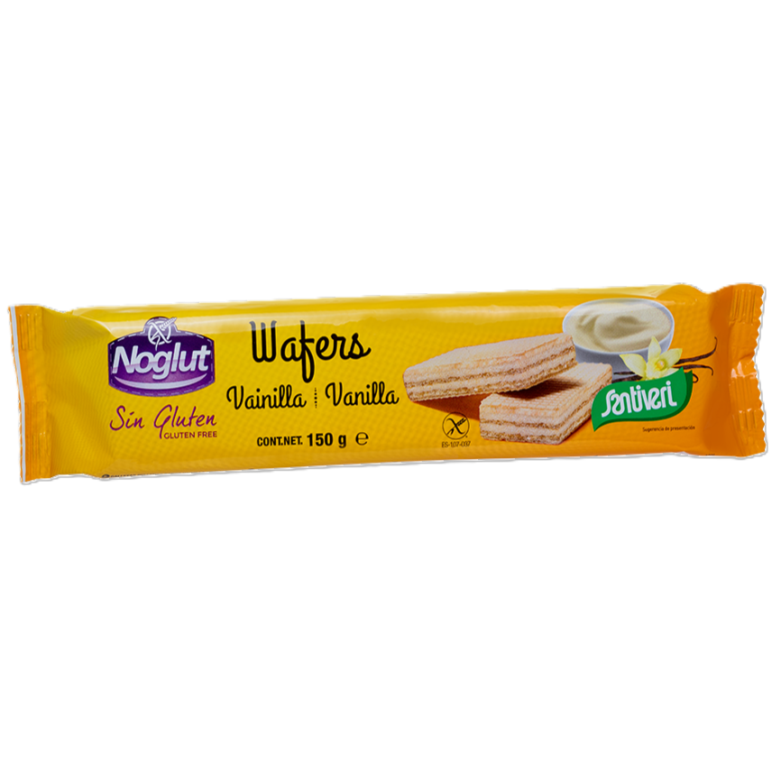 Napolitane fara gluten cu vanilie, 150 g, Santiveri