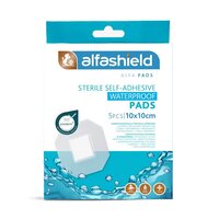 Plasturi pentru protectie rani Alfa Pads Waterproof, 10x10 cm, 5 bucati, Alfashield